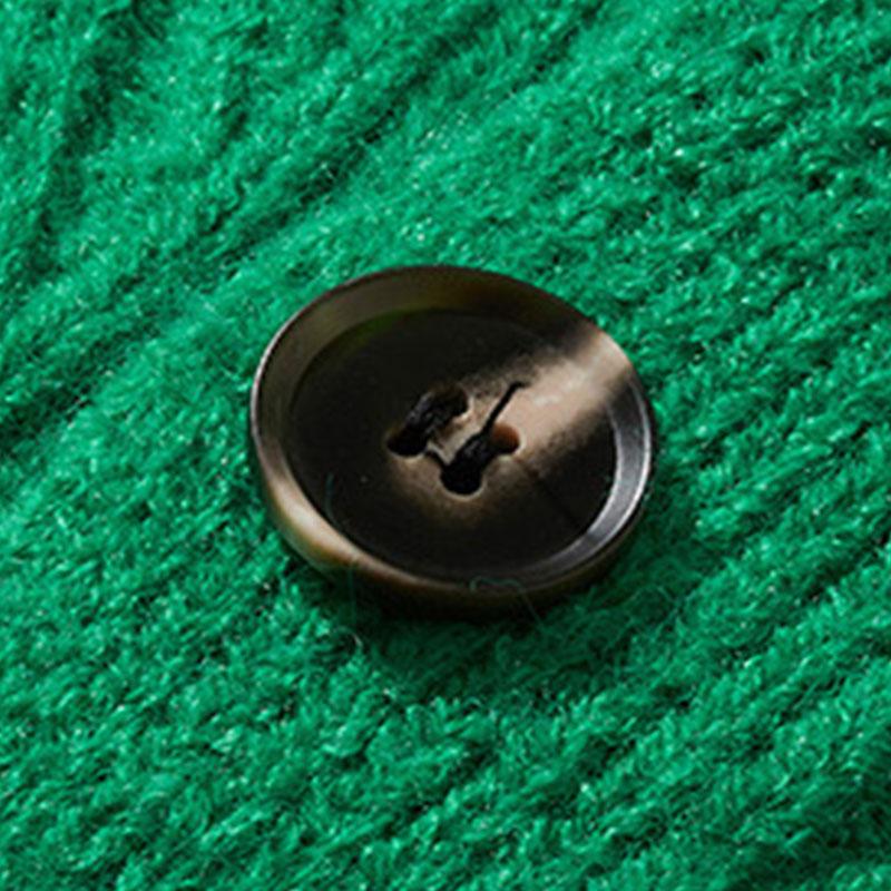 Men's Geometric Jacquard Stand Collar Knit Cardigan 95767601M