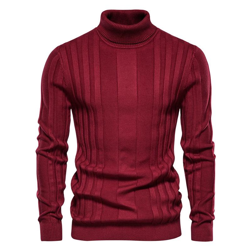 Men's Casual Solid Color Long Sleeve Sweater 02105395Y