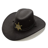 Men's Vintage Visor Western Cowboy Hat 50453442Y