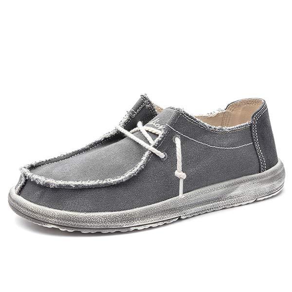 Mens Slip-On Canvas Shoes 63069952 Grey / 6.5 Shoes