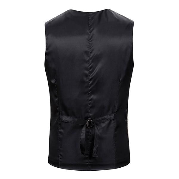 Mens Herringbone Single Breasted Vest 21473001M Vests