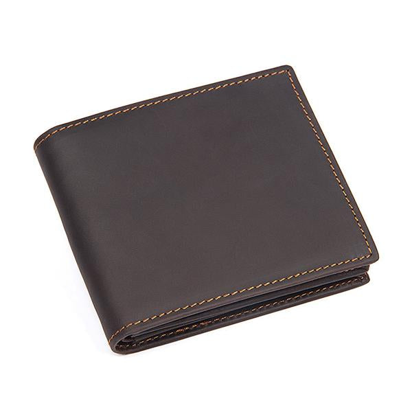 Vintage Short Wallet 14754506X Brown Black Wallet