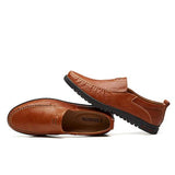 MEN'S SLIP-ON CASUAL LEATHER SHOES 08026252