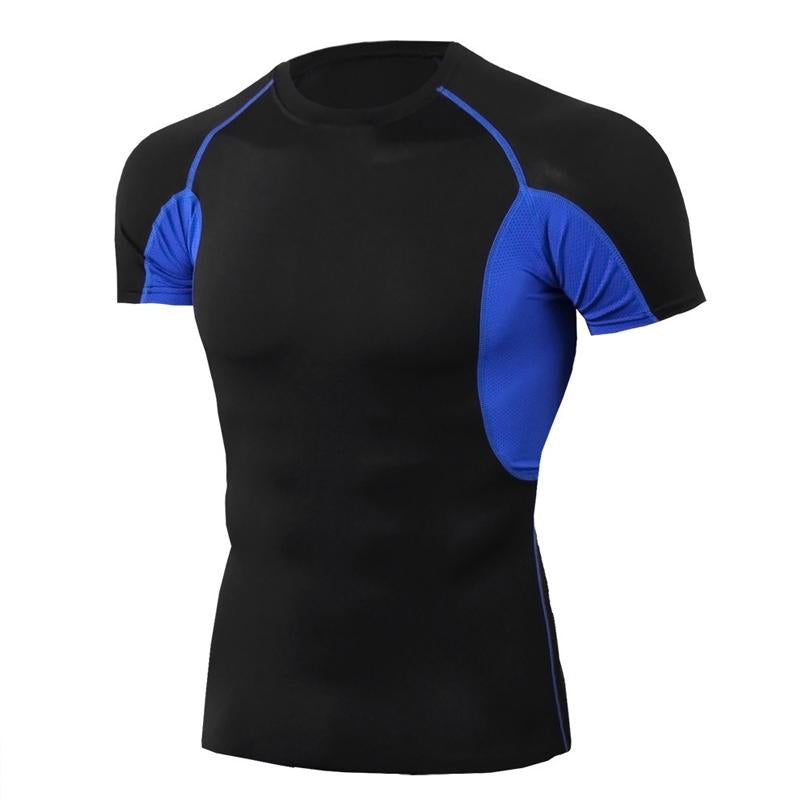 Men's Color Block Short Sleeve Quick Dry T-Shirt 47306015Y