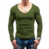 Men's Casual Round Neck Button Long Sleeve T-Shirt 10309438M