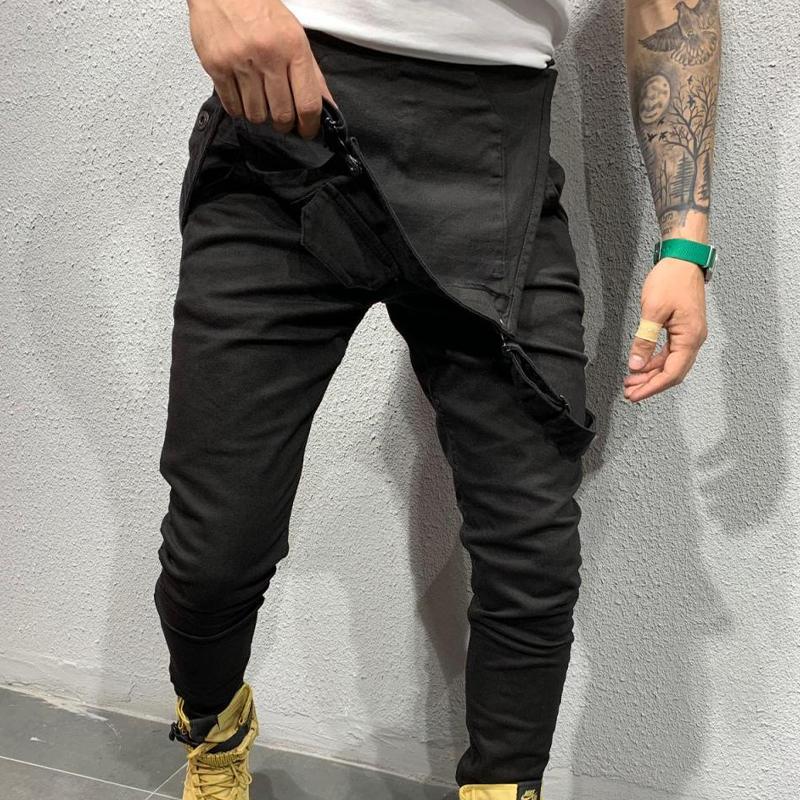 Einfarbiger Jeans-Overall für Herren 01703561X