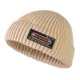 Men'S Solid Color Warm Knitted Hat 81557867Y