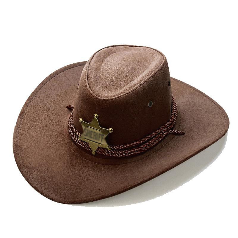 Men's Vintage Visor Western Cowboy Hat 50453442Y