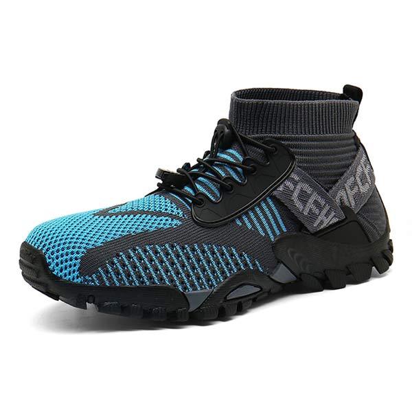 Mens Flyknit Outdoor Hiking Shoes 73622230 Blue / 6 Shoes