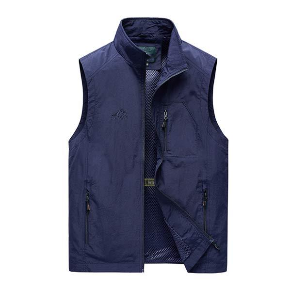 Mens Casual Vest 09153341W Navy / M Vests