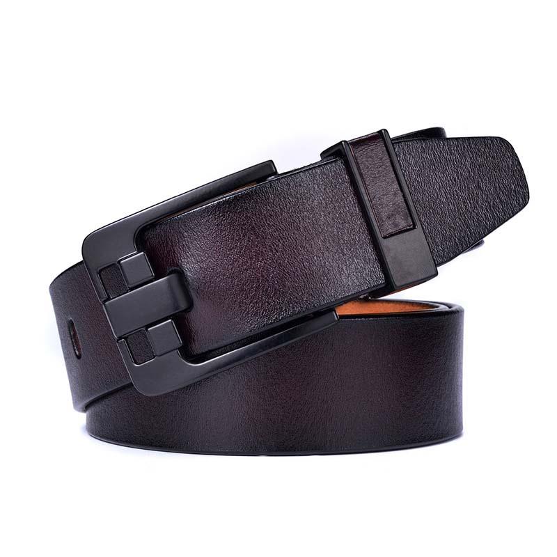 Men's Pin Buckle Leather Belt 22879856Q