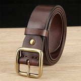 Vintage Cowhide Belt 89302689W Brown / 130Cm Belts