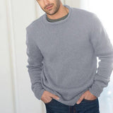 Men's Casual Round Neck Pullover Knitwear 67698771M