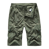 Mens Loose Multi Pocket Shorts 15819117W Army Green / M Shorts