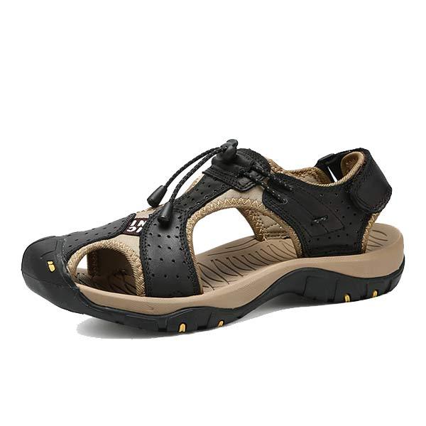 Mens Outdoor Beach Sandals 96110193 Black / 6 Shoes