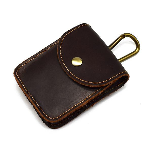 Vintage Cohide Belt Buckle Bag 72193314M Coffee Keychains
