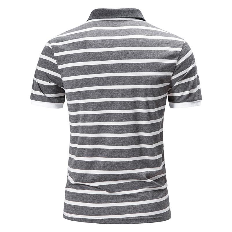 Men's Striped Short Sleeve Polo Shirt 78827440Z