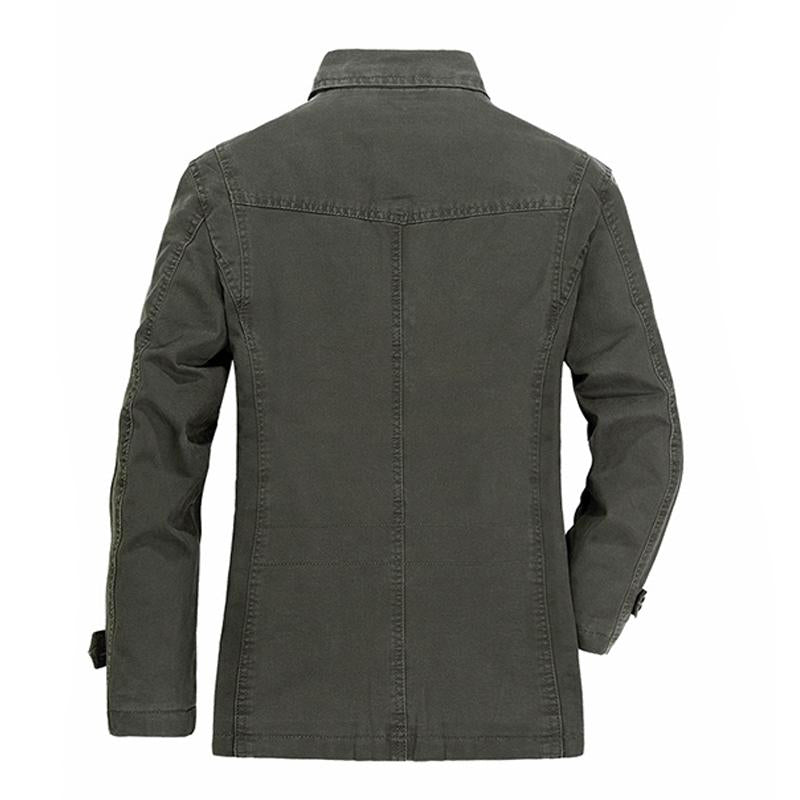 Men's Casual Suit Collar Multi-pocket Loose Blazer 77208494M