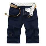 Mens Casual Multi Pocket Pants (Belt Excluded) 35947837W Navy / 30 Shorts