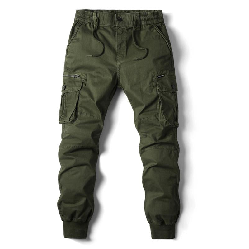 Men's Casual Elastic Waist Cargo Pants 57018851X