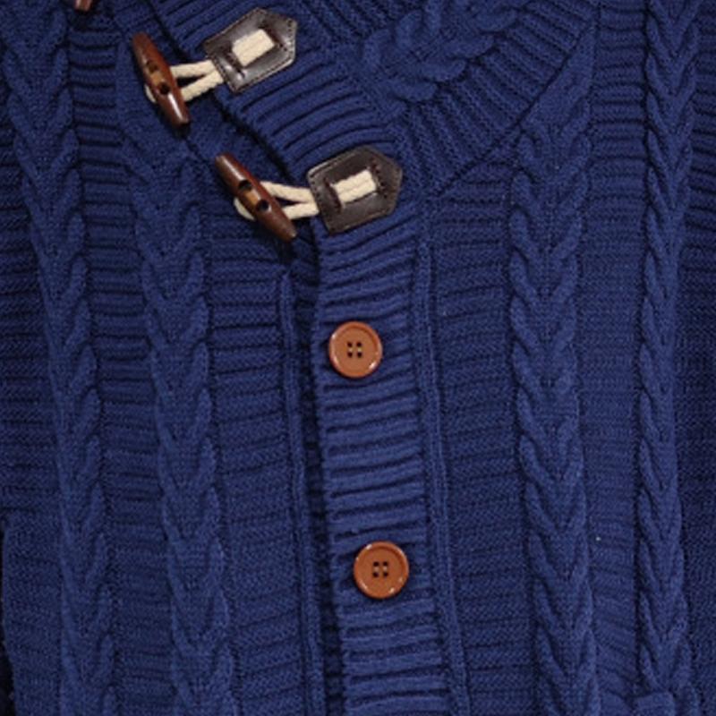 Men's Turtleneck Button Knit Sweater 08224677X