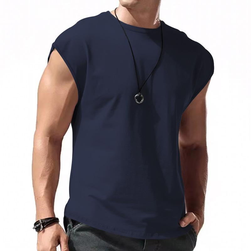 T-shirt de sport ample sans manches pour hommes 64307072Z