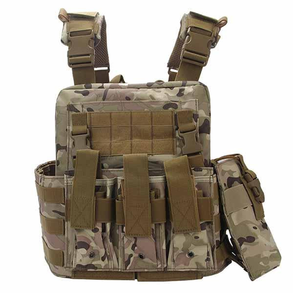 Mens Outdoor Multifunctional Waterproof Tactical Vest 00816613A Camouflage / Free Vests