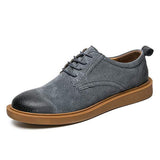 MEN'S ROUND TOE LACE UP OXFORD SHOES 87635030