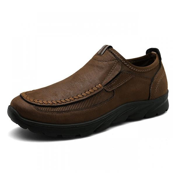 Mens Casual Outdoor Flats Shoes 80242293A Dark Brown / 6.5