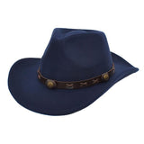 Vintage Western Cowboy Hat 88423977M Navy / M(56-58Cm) Hats