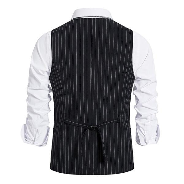 Mens Single-Breasted Striped Suit Vest 57502558M Vests