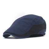 Men's Vintage Solid Color Stitching Hat 13520411Y