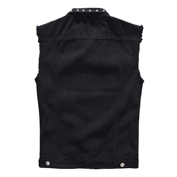 Mens Casual Rivet Denim Vest 97898111M Vests