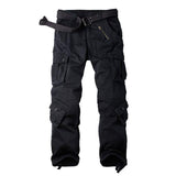 Outdoor Multi-Pocket Loose Cargo Pants (Without Belt) Black / S Pants