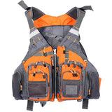 Mens Outdoor Multifunctional Sea Fishing Lifesaving Vest 31685293M Orange / Free Vests