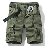 Mens Multi-Pocket Cargo Shorts (Belt Excluded) 13822964M Army Green / 29 Shorts