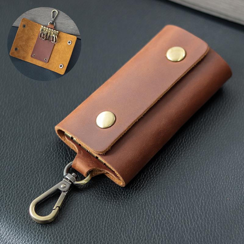 Estuche para llaves estilo retro informal para colgar en la cintura para hombre 70116133Y