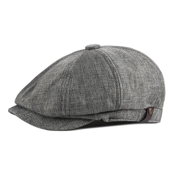 Men's Thin Breathable Retro Casual Beret 05351369M