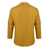 Mens Loose Cotton And Linen Suit Jacket 23703706X Coats & Jackets