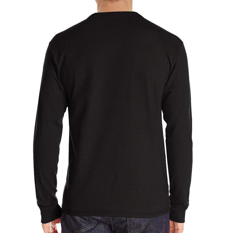 Men's Casual Round Neck Long Sleeve Henley T-Shirt 56786734M