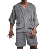 Men's Loose Casual T-Shirt Shorts Set 90959114M