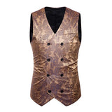 Men's Formal Cashew Flower Print Vest 71042054X