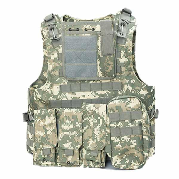 Mens Outdoor Amphibious Tactical Vest 52626751A Light Green / Free Vests