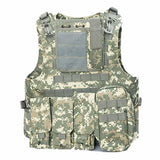 Mens Outdoor Amphibious Tactical Vest 52626751A Light Green / Free Vests