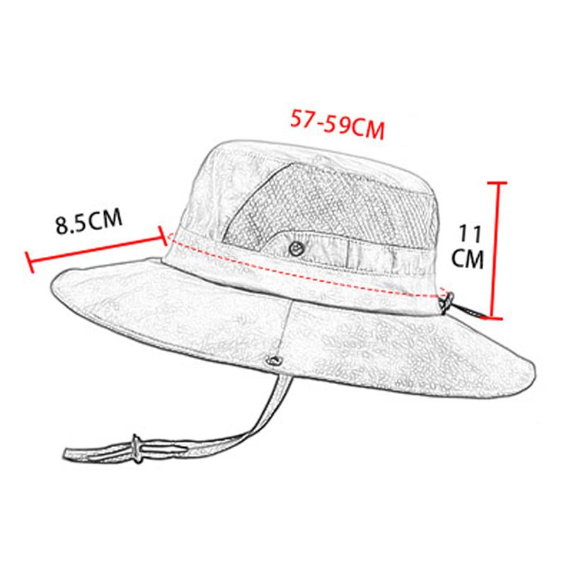 Men's Sunshade Outdoor Hat 10293094Y
