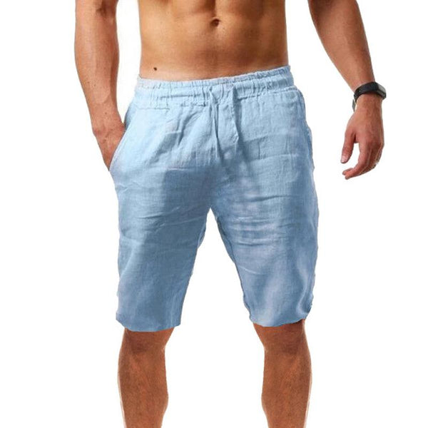 Men's Casual Solid Color Shorts 87419178Y