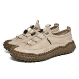 Mens Vintage Hand Sewn Casual Shoes 26866803 Beige / 6 Shoes
