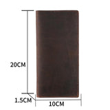 Men'S Vintage Leather Ultra-Thin Large-Capacity Wallet 38732949Y