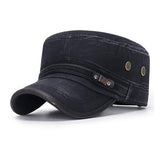 Mens Leather Brim Vintage Hat 86827533W Black Hats