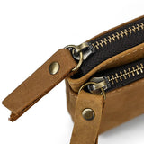 Men'S Multi-Layer Zipper Cowhide Mini Case 08633412Y